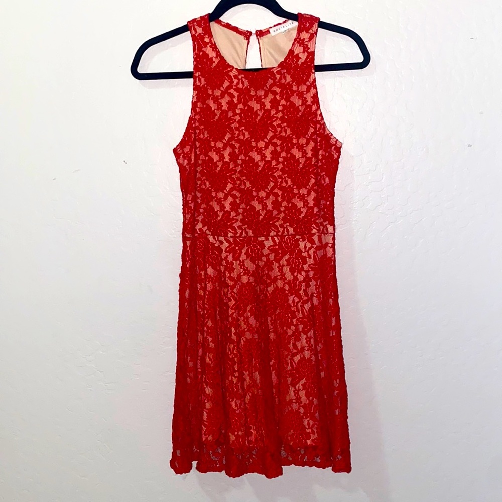 Red Lace Dress